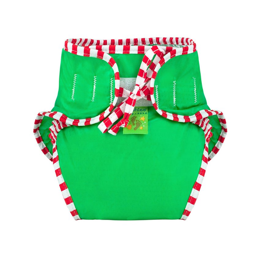 Reusable Swimsuit Diaper Green