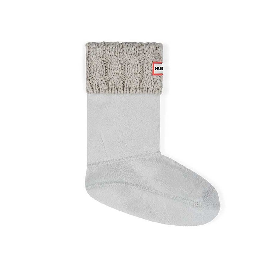 6 Stitch Cable Kids Boot Sock - Greige