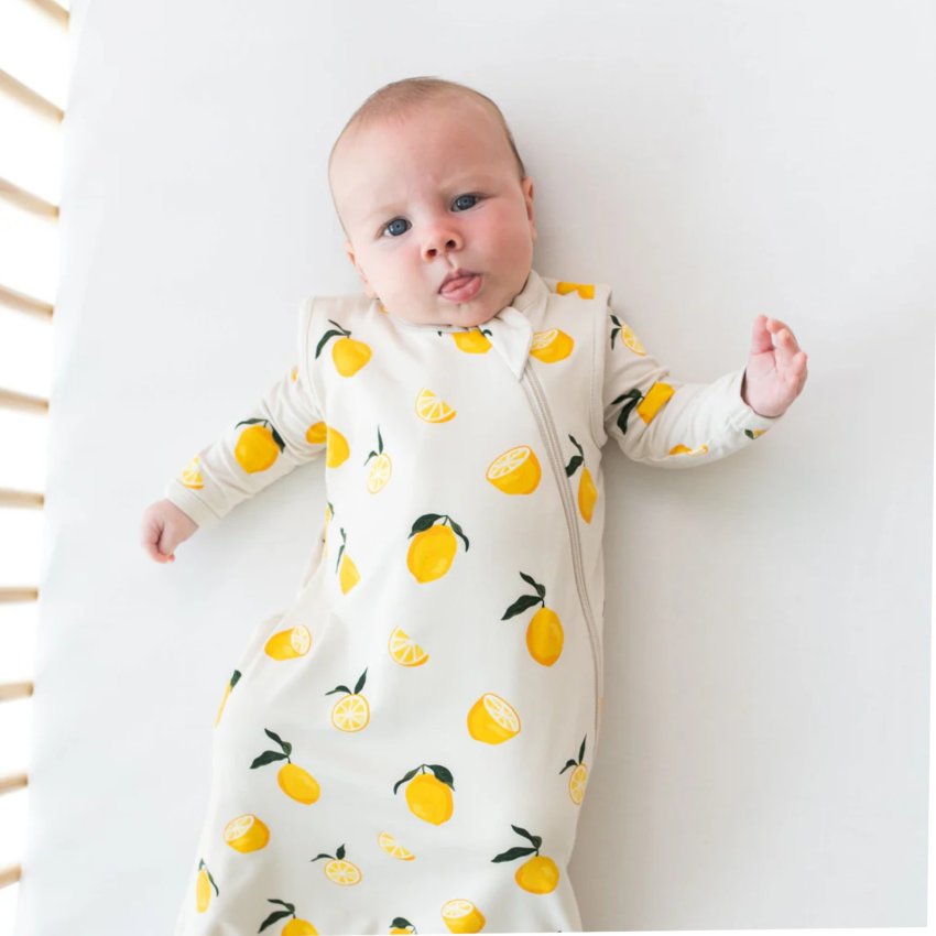 Printed Sleep Bag 0.5 Tog - Lemon