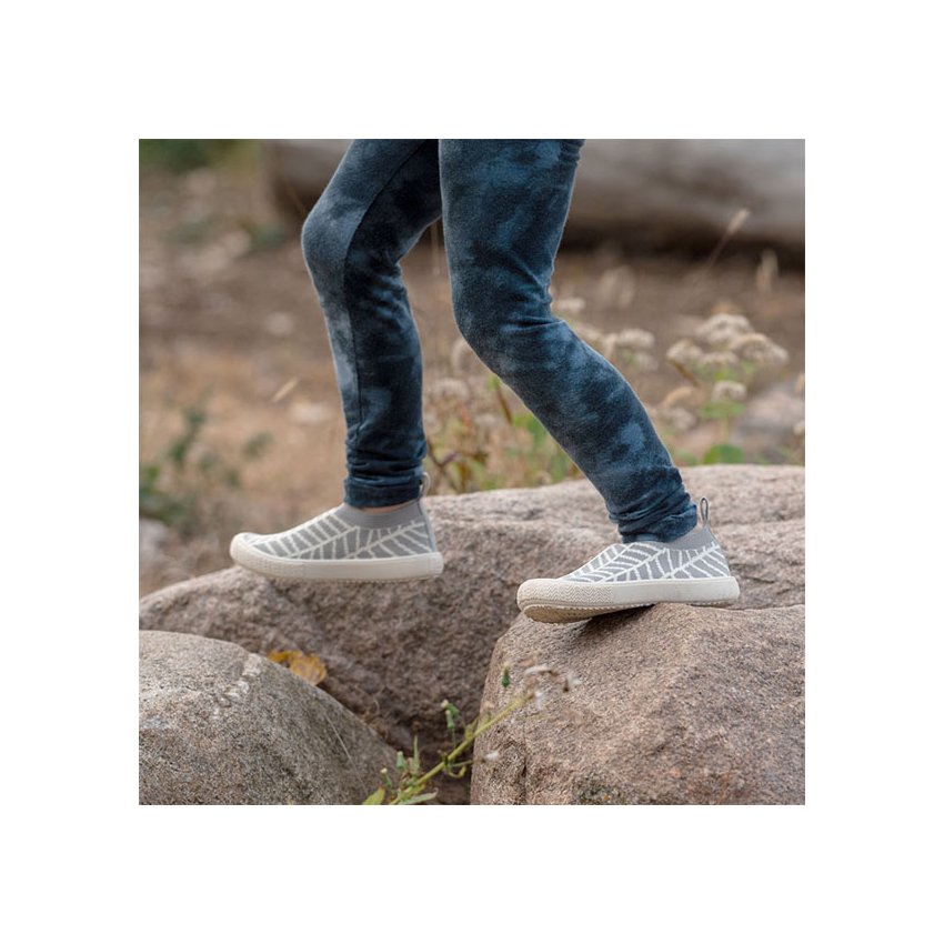 Graphic Knit Shoes - Branches