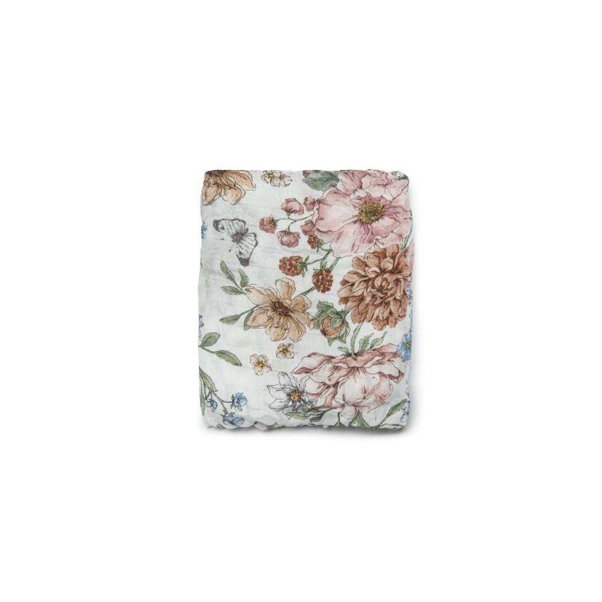 Fitted Crib Sheet - Secret Garden