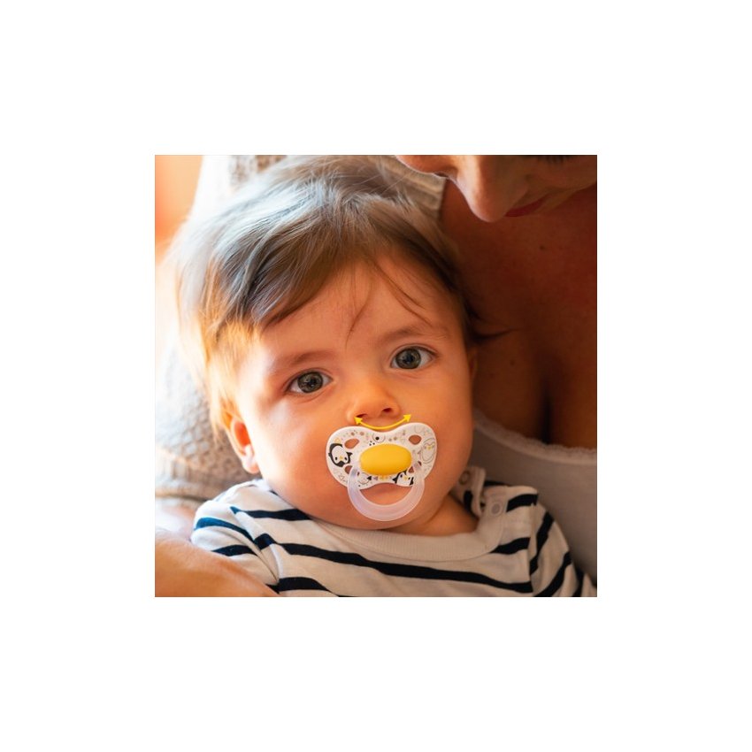 Orthodontic Original Baby Pacifier - Blue & Yellow
