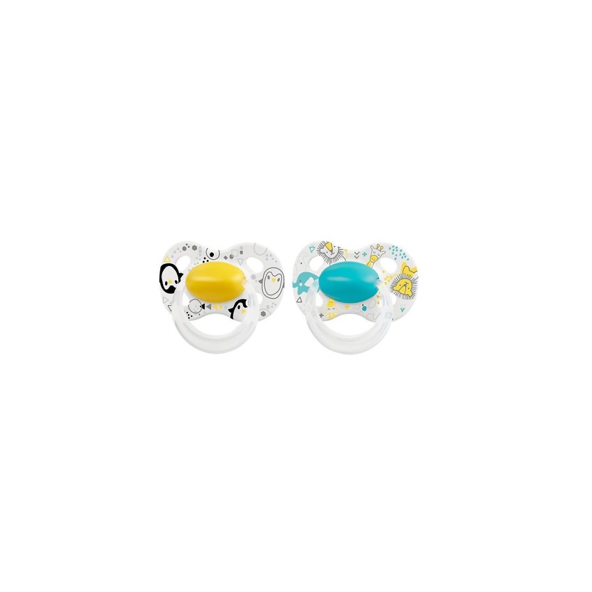 Orthodontic Original Baby Pacifier - Blue & Yellow
