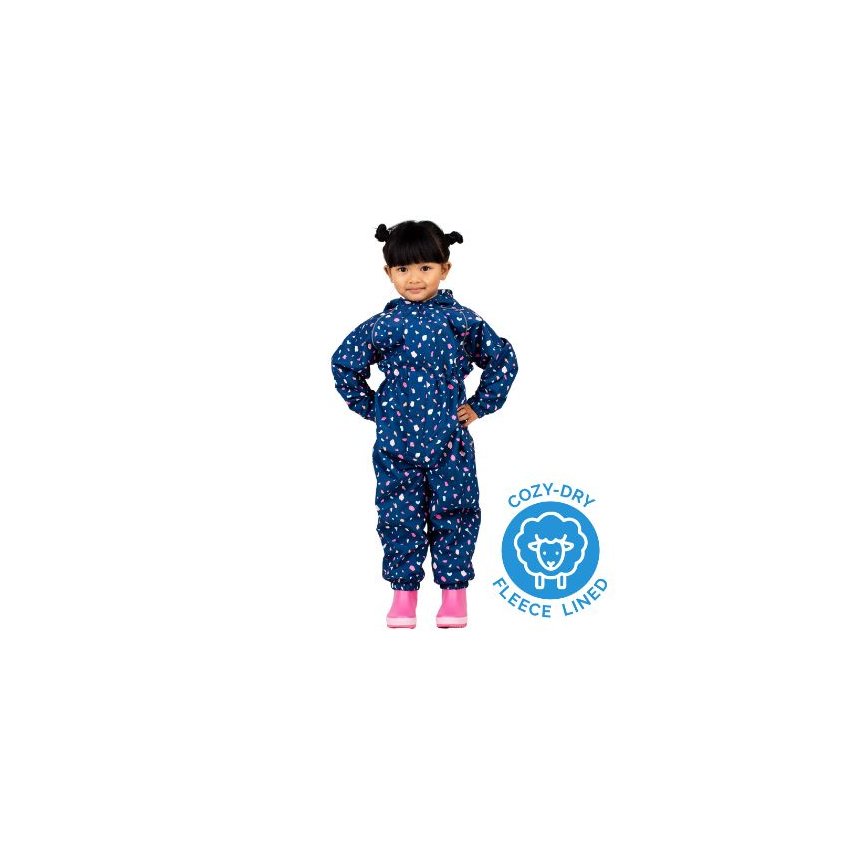 Cozy-Dry Waterproof Playsuit - Terrazzo