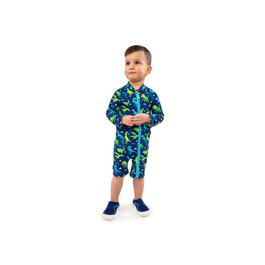 Long Sleeve One Piece UV Jumpsuit - Dinoland