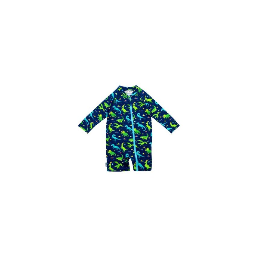 Long Sleeve One Piece UV Jumpsuit - Dinoland