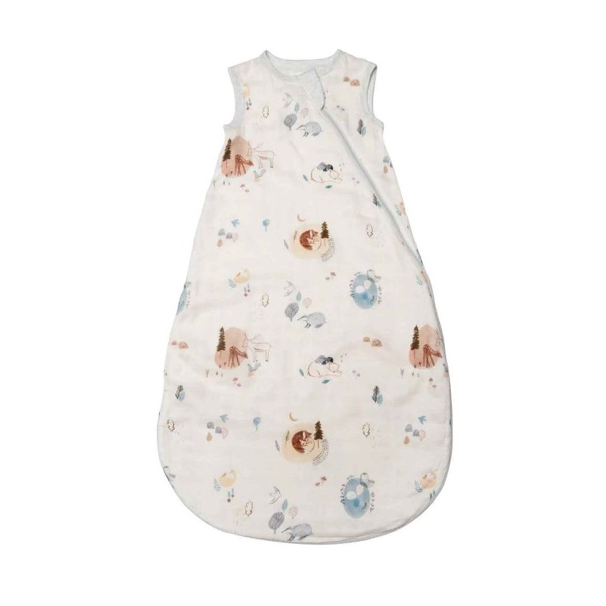 Muslin Sleep Bag - Cozy Forest