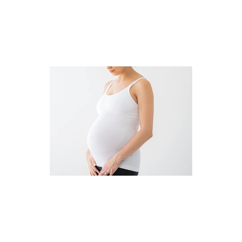 Nursing Tank White