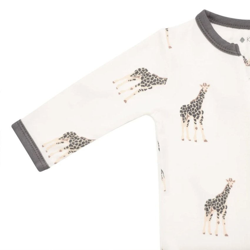 Zippered Footie - Giraffe