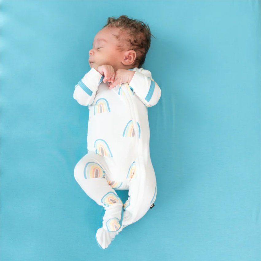 Zippered Footie - Makai Rainbow