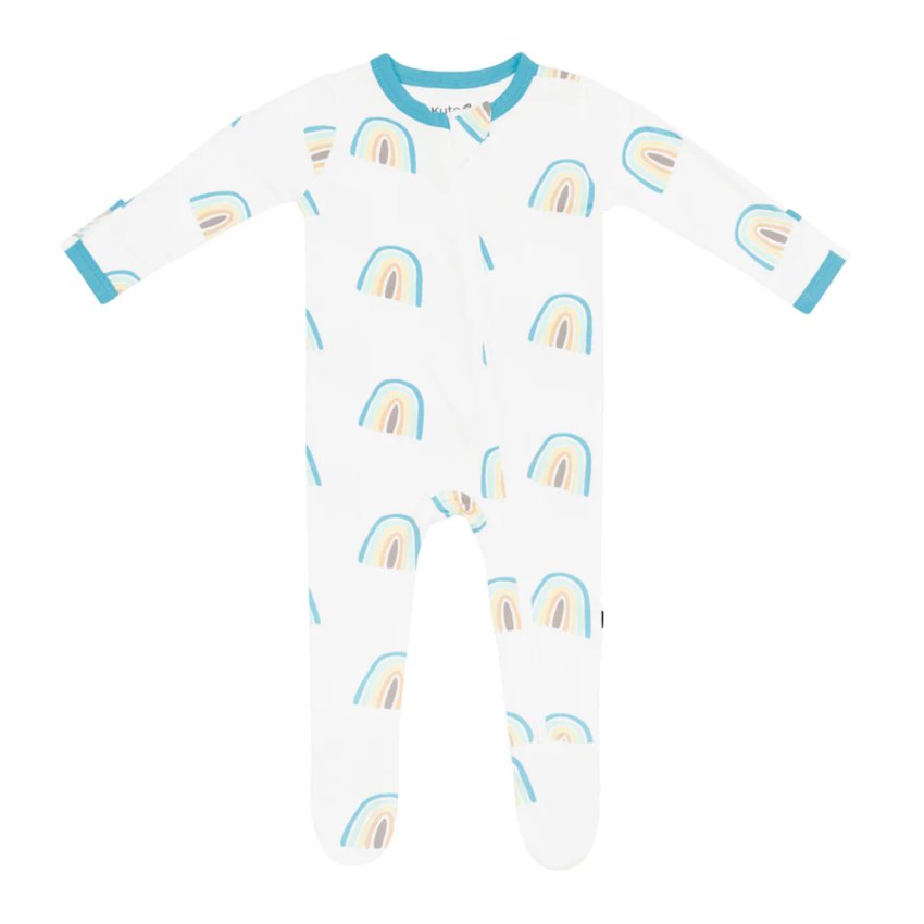 Zippered Footie - Makai Rainbow