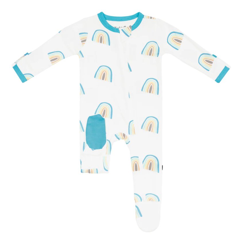 Zippered Footie - Makai Rainbow