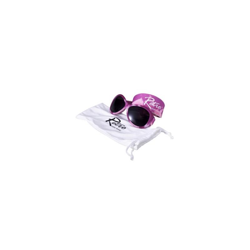 Kids Retro Wrap Around Sunglasses Pink Diva