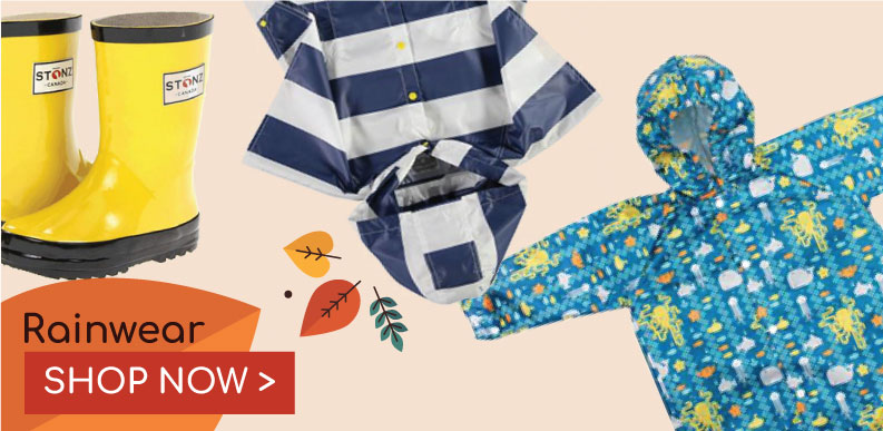 kids rain boots, rain jackets, and rainwear tjskids