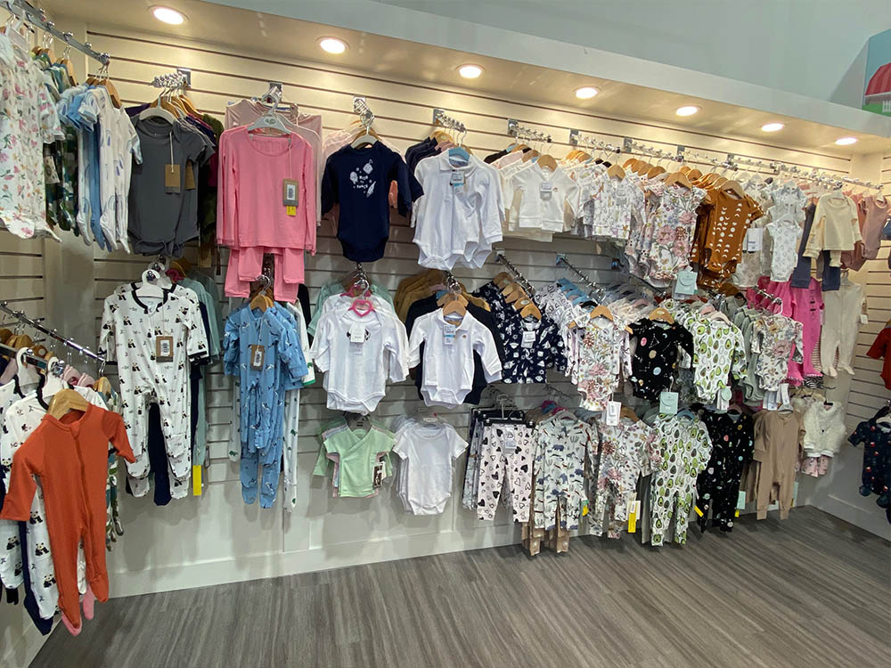 Strollers and nursery products at the Abbotsford store
