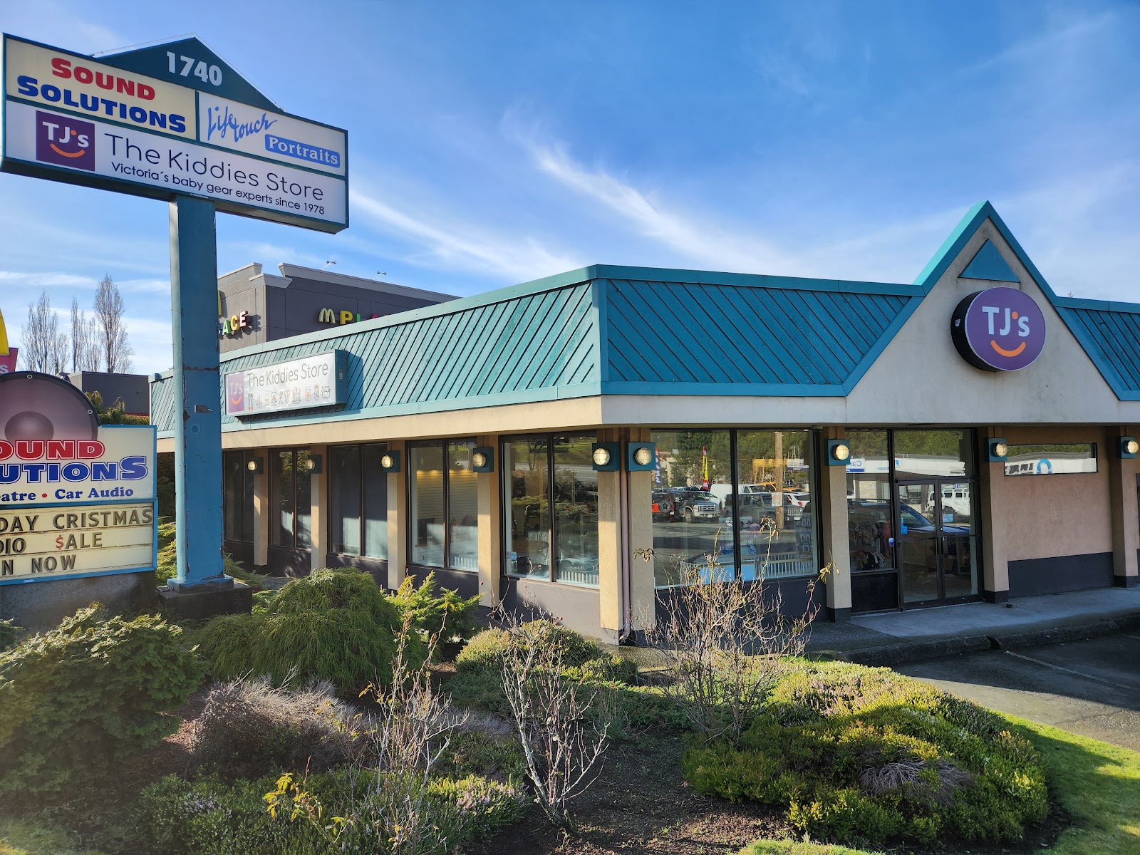 Exterior of the TJ’s Colwood store at 1740 Island Highway