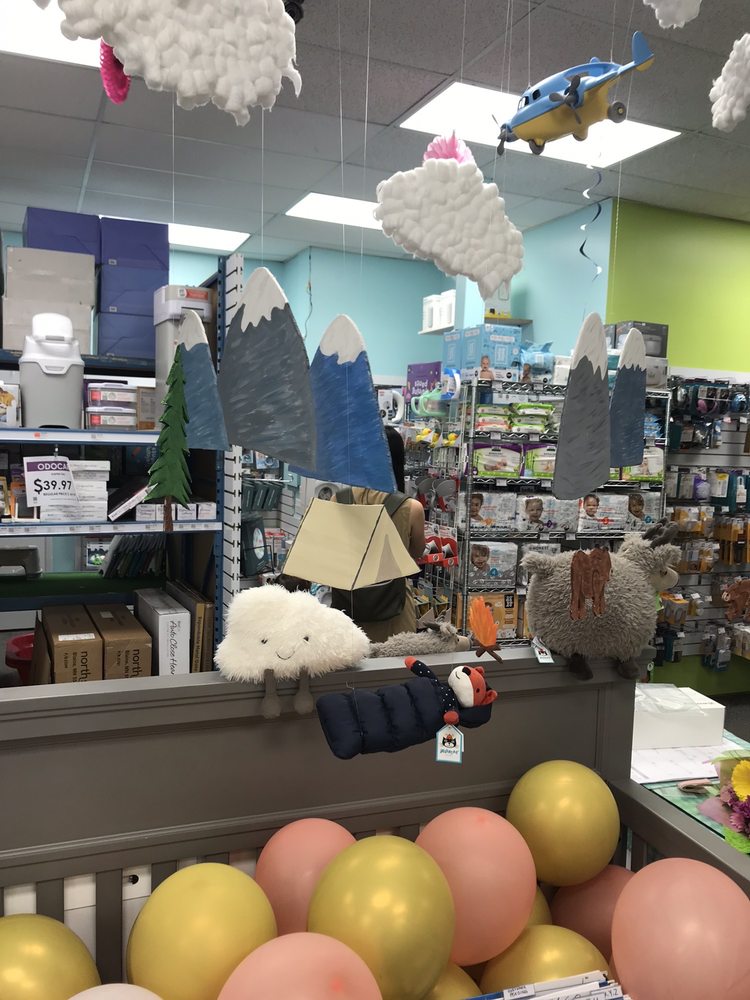 Nursery display inside the Victoria store